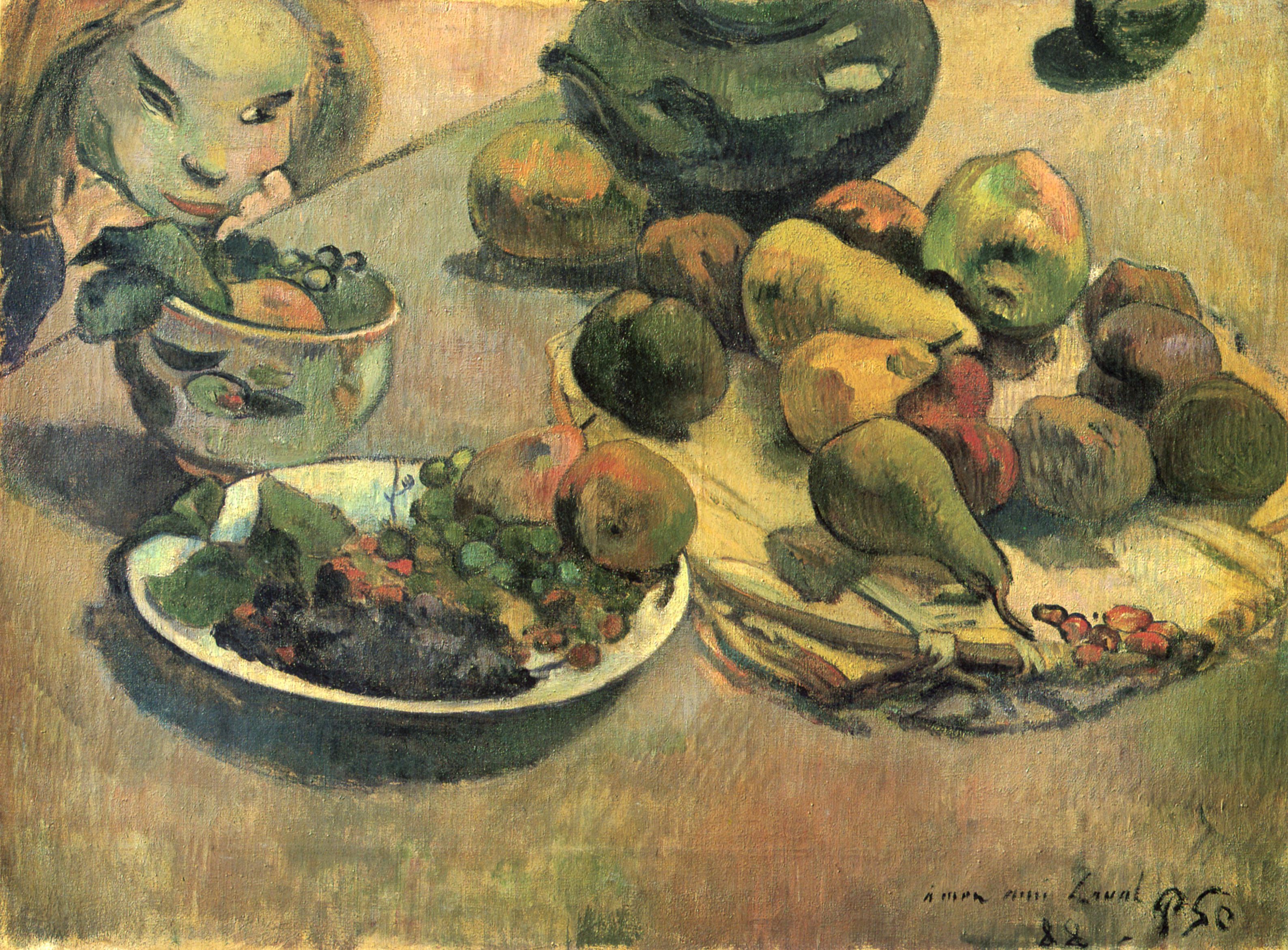 Paul Gauguin: Stilleben mit Frchten