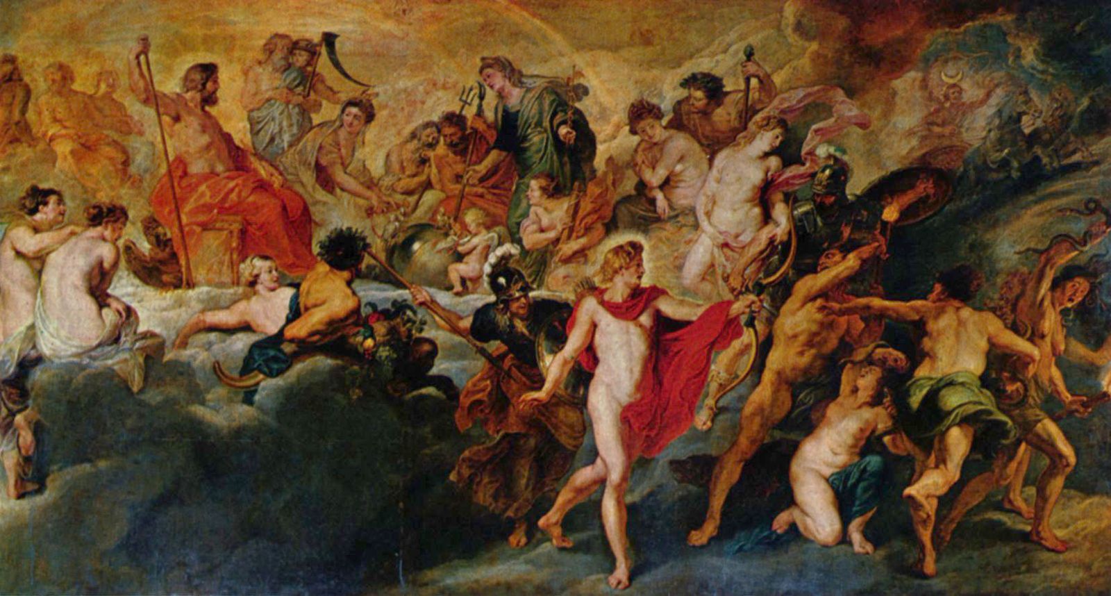 Peter Paul Rubens: Gemldezyklus fr Maria de' Medici, Knigin von Frankreich, Szene: Die Regierung der Knigin (Gtterat)