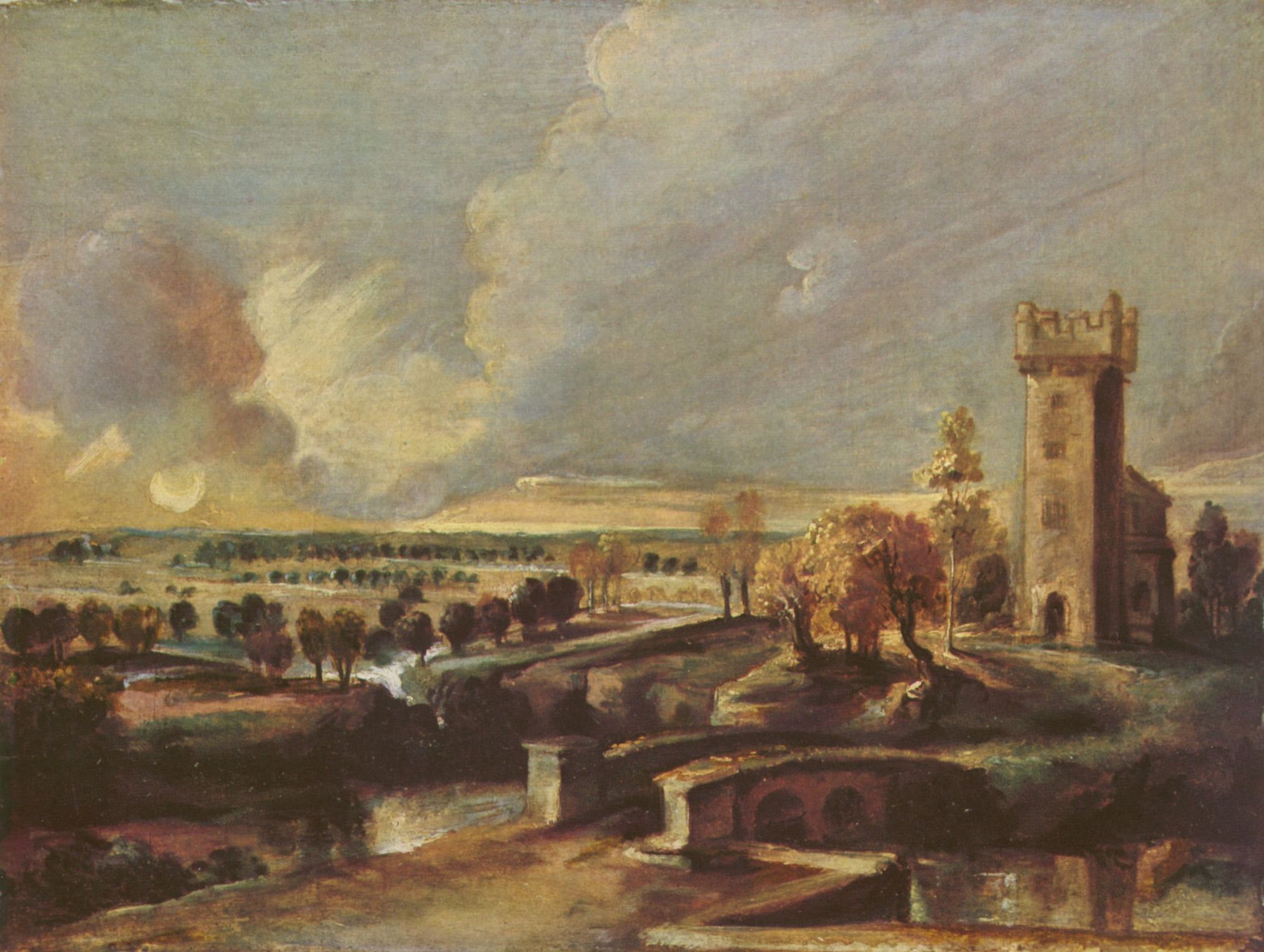 Peter Paul Rubens: Landschaft mit dem Turm des Schlosses Steen