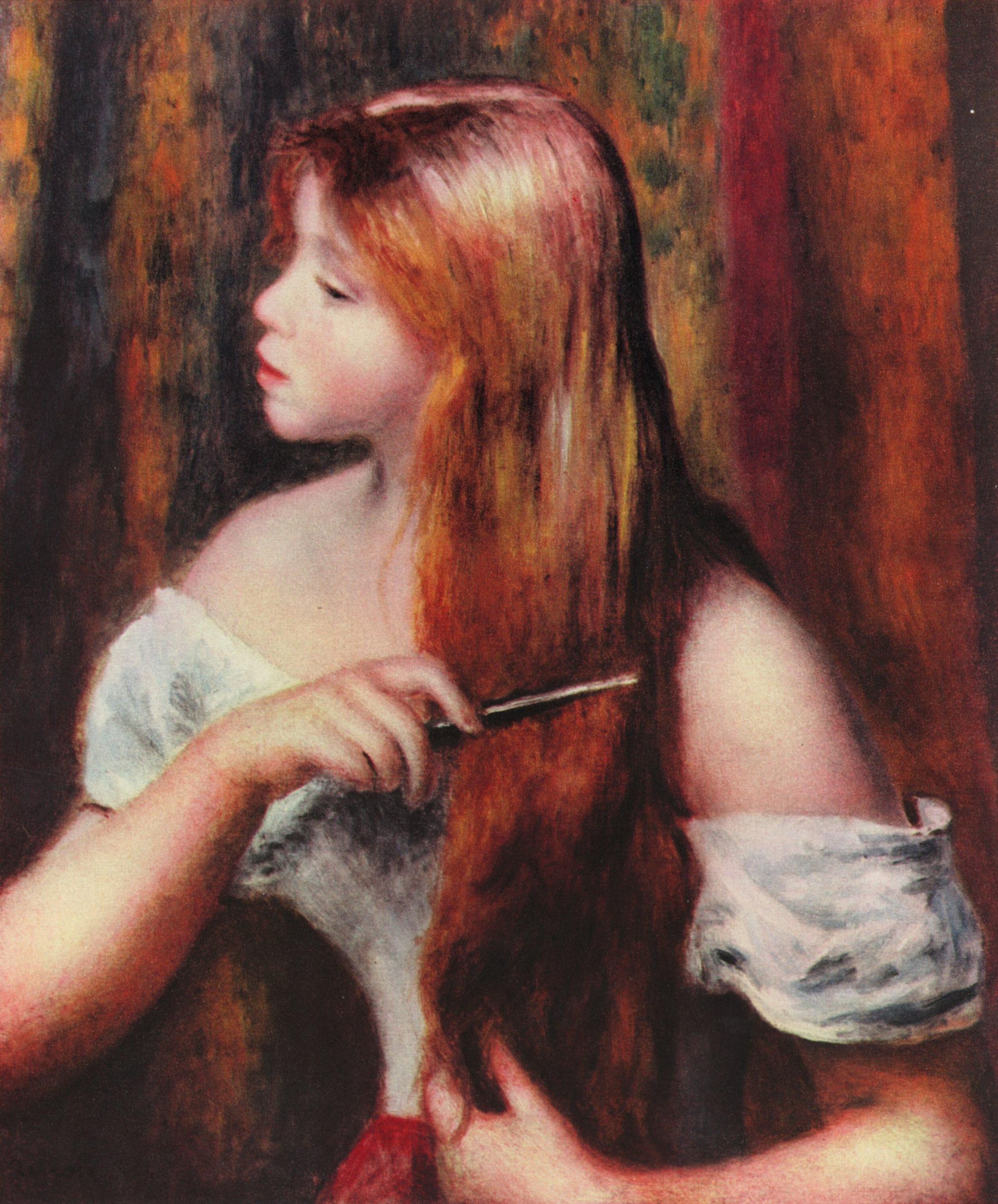 Pierre-Auguste Renoir: Mdchen beim Kmmen