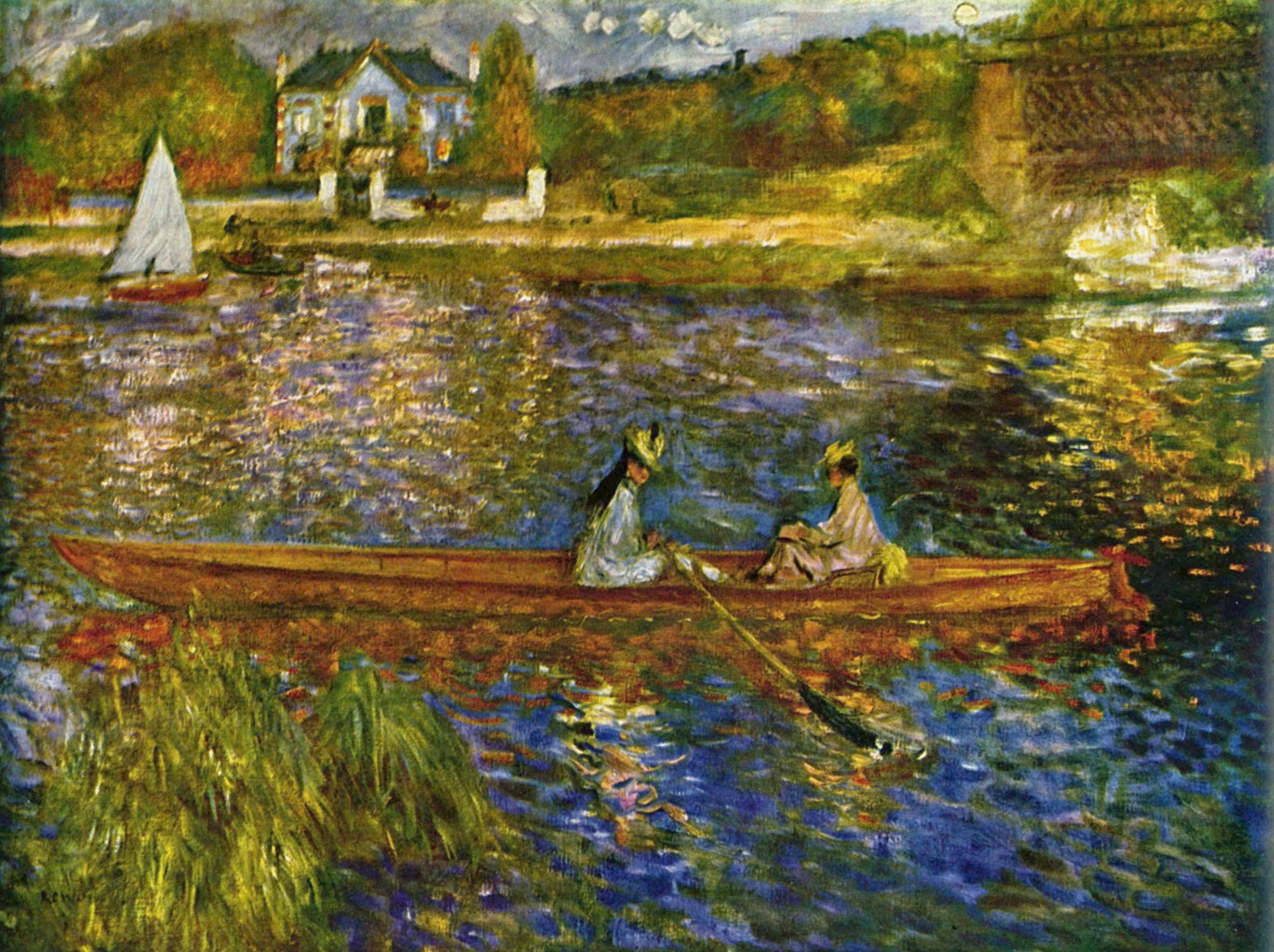 Pierre-Auguste Renoir: Seine bei Asnres (Das Boot)