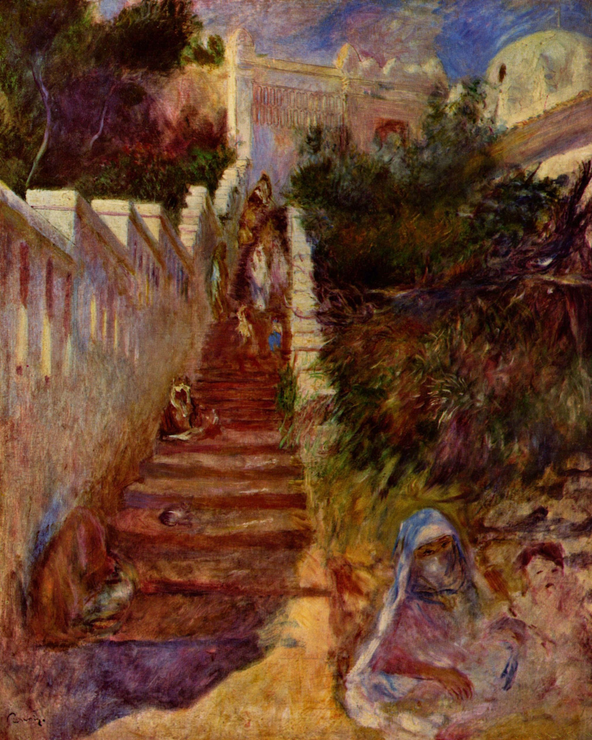 Pierre-Auguste Renoir: Treppe in Algier