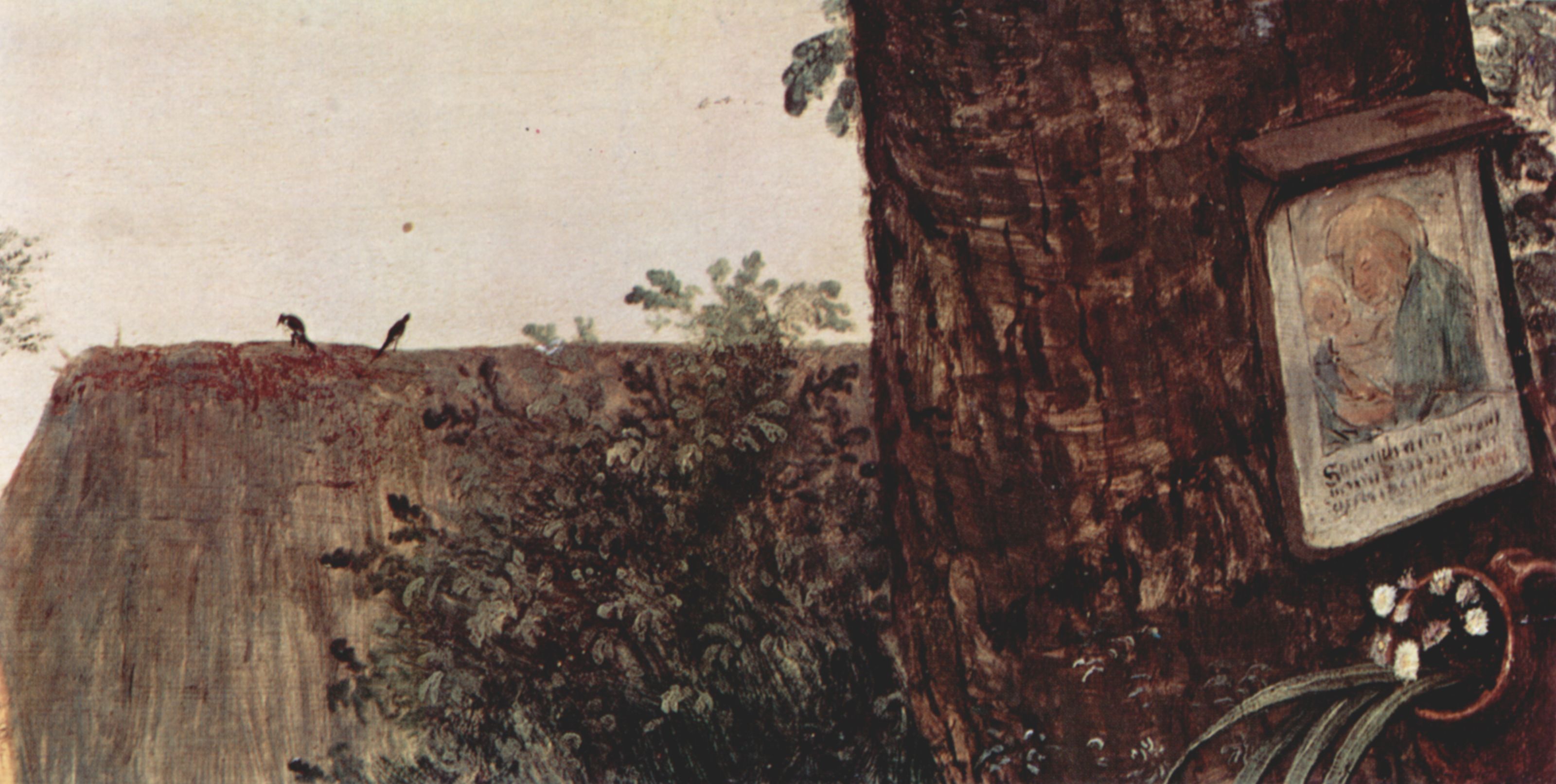 Pieter Bruegel d. .: Bauerntanz, Detail