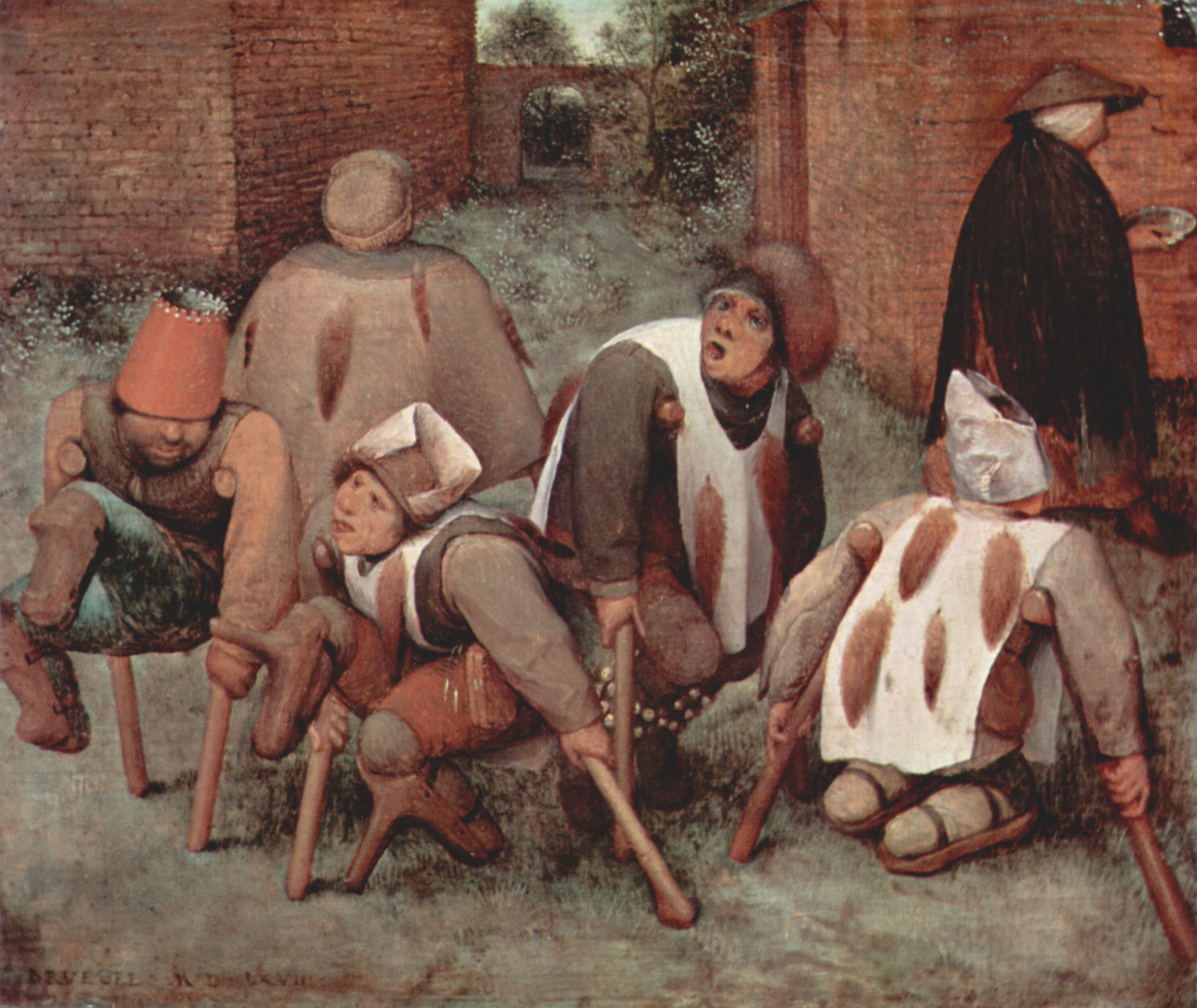 Pieter Bruegel d. .: Die Krppel