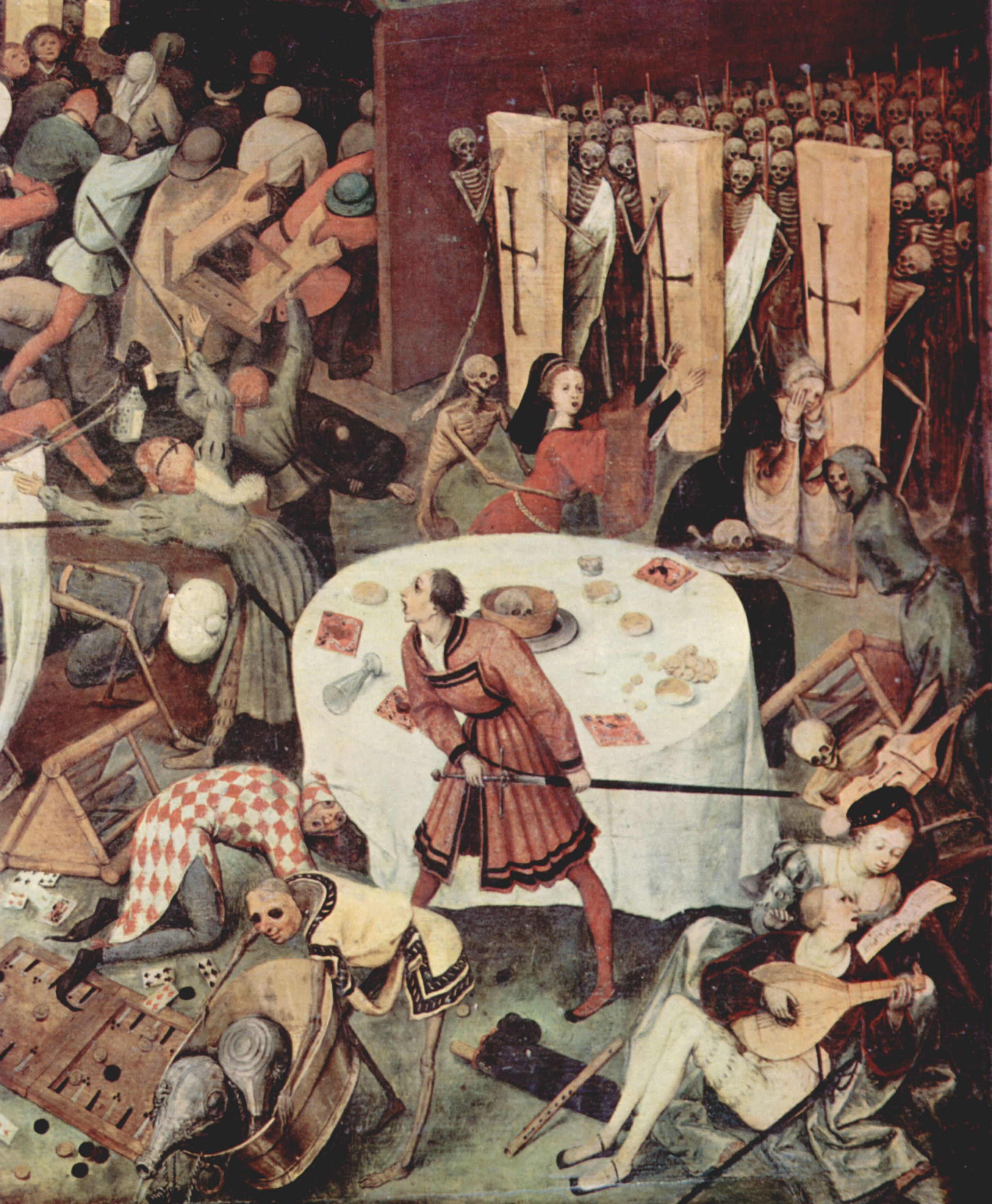 Pieter Bruegel d. .: Triumph des Todes, Detail