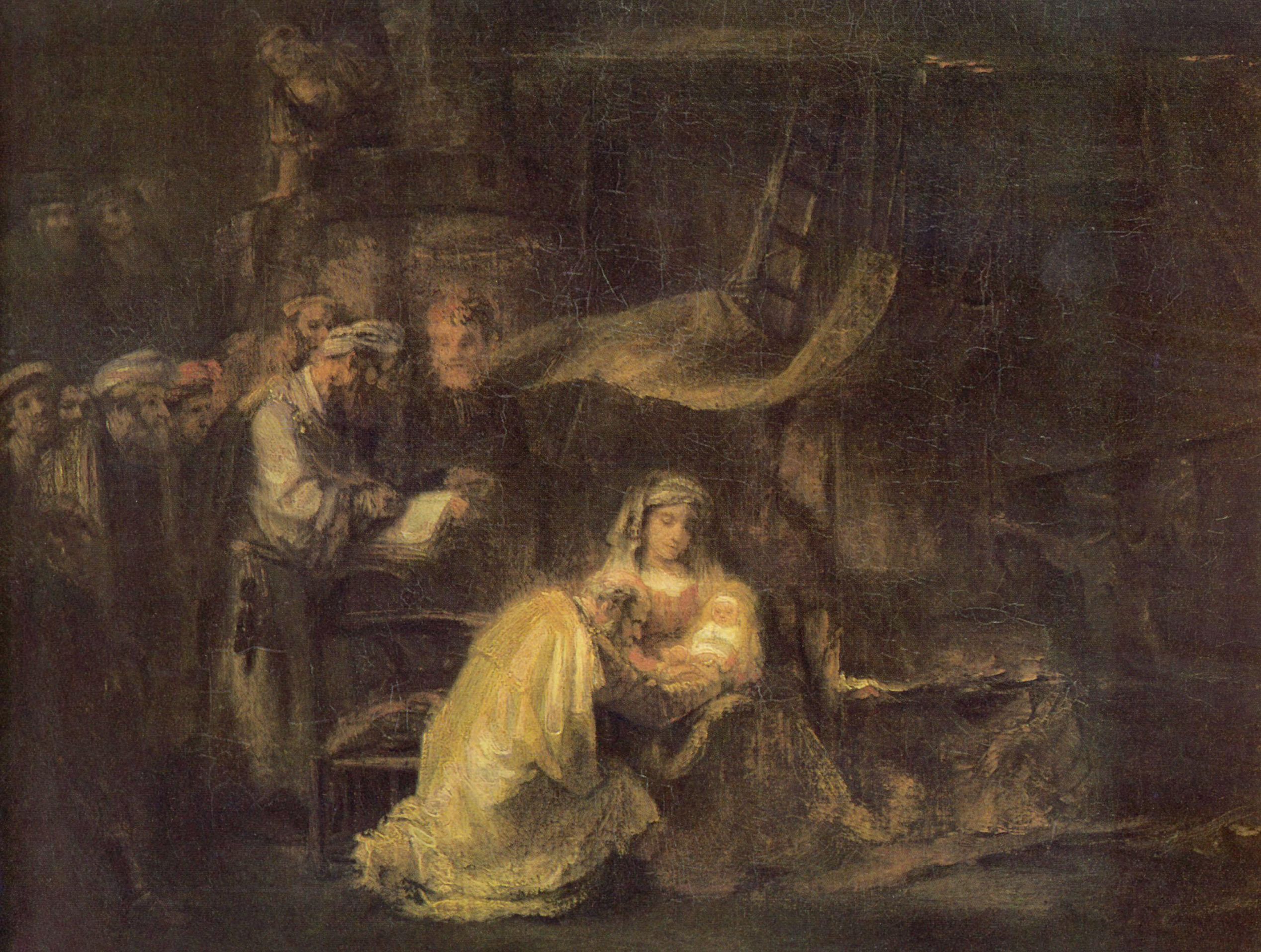 Rembrandt Harmensz. van Rijn: Beschneidung Christi