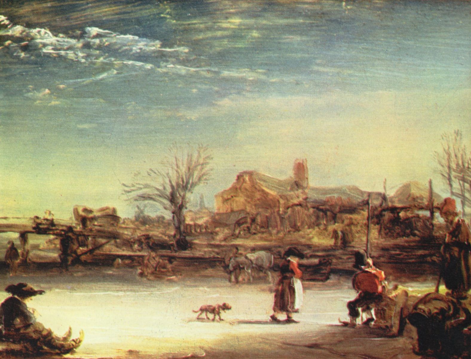 Rembrandt Harmensz. van Rijn: Winterlandschaft