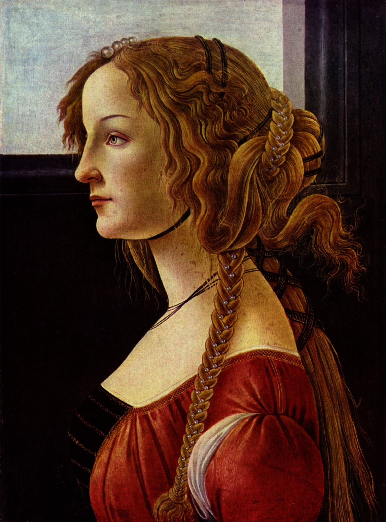 Sandro Botticelli: Portrt der Simonetta Vespucci