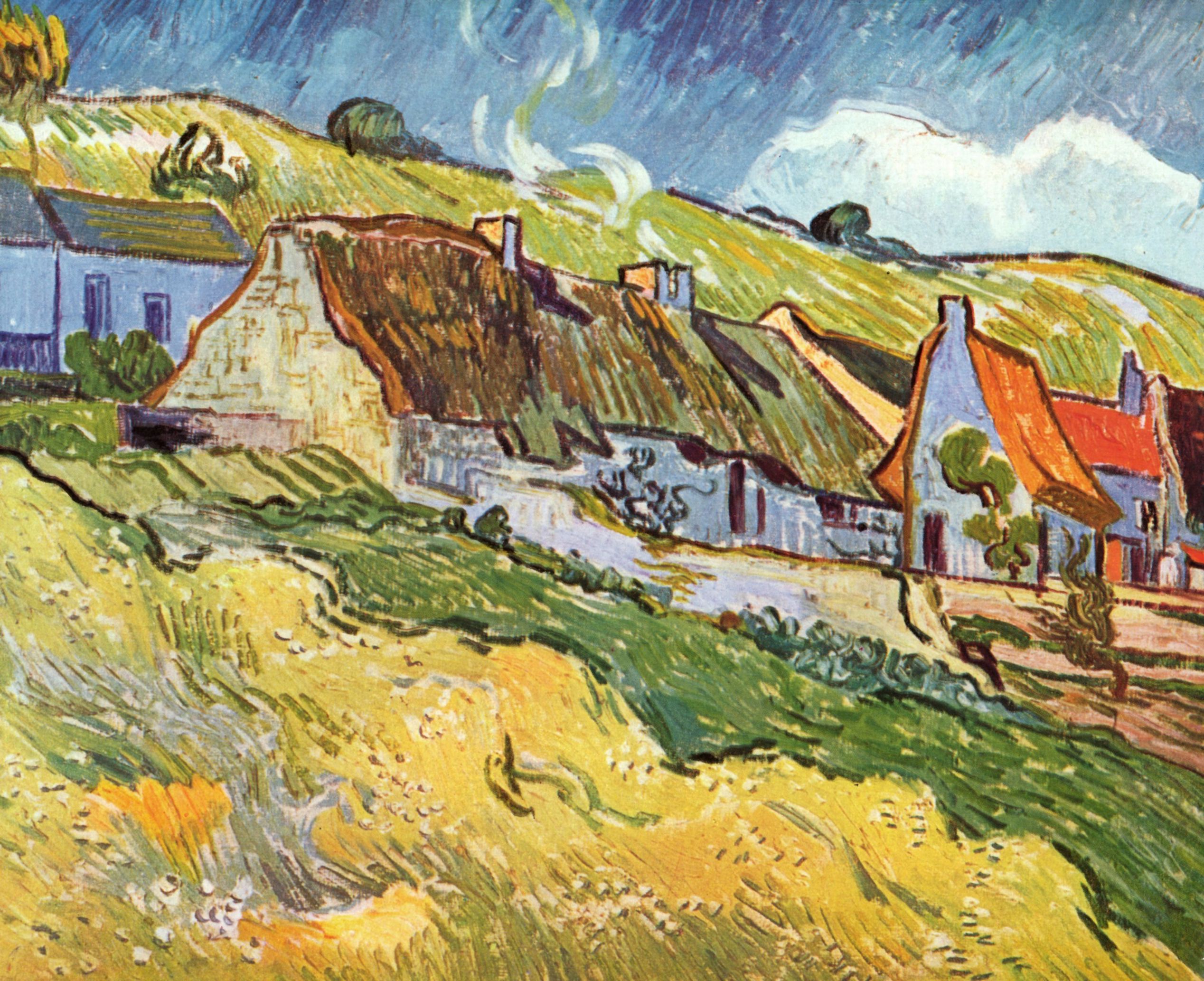 Vincent Willem van Gogh: Bauernhtten in Auvers