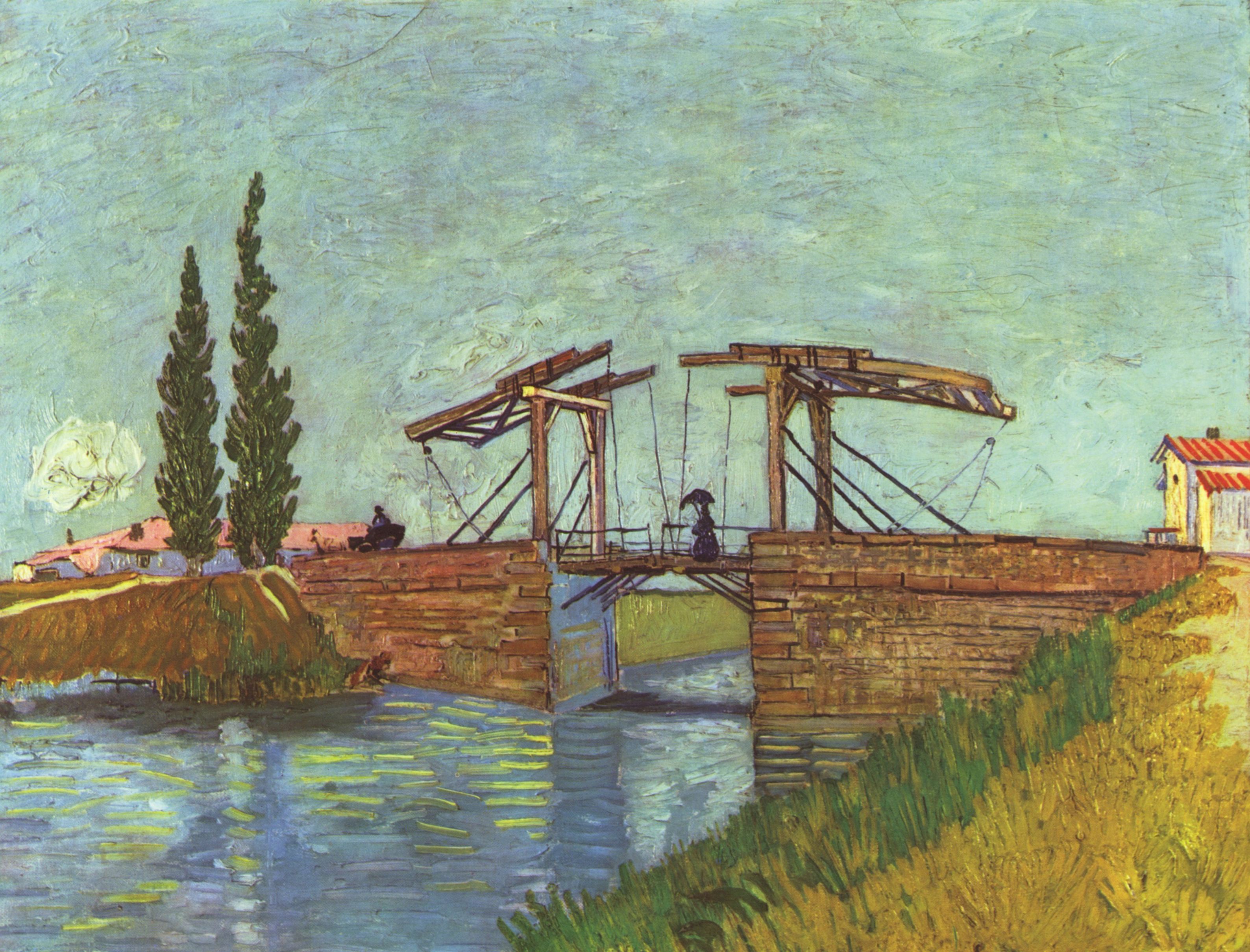 Vincent Willem van Gogh: Die Anglois-Brcke bei Arles (Die Zugbrcke)