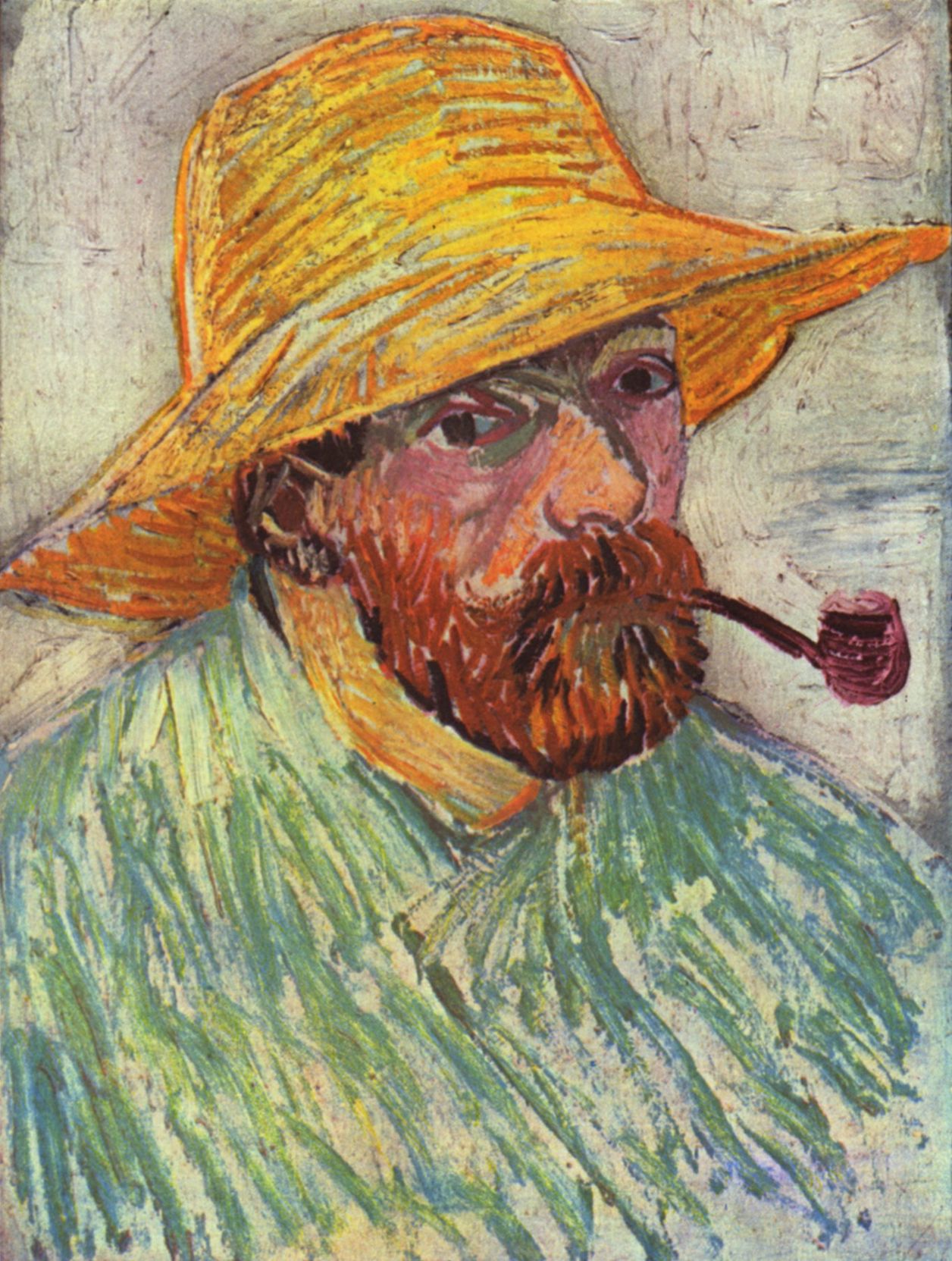 Vincent Willem van Gogh: Selbstportrt mit Strohhut