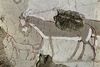 Ägyptischer Maler um 1430 v. Chr.: Grabkammer eines Unbekannten, Szene: Esel
