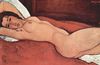 Amadeo Modigliani: Liegender Akt mit hinter dem Kopf verschränkten Armen