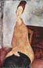 Amadeo Modigliani: Porträt der Jeanne Hébuterne im gelben Pullover