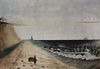 Amerikanischer Maler um 1850: Meditation am Meeresufer