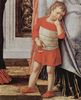 Andrea Mantegna: Altarretabel der Palastkapelle des Herzogs von Mantua, Szene: Beschneidung Christi, Detail