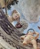 Andrea Mantegna: Freskenzyklus in der Camera degli Sposi im Palazzo Duccale in Mantua, Gewölbefresko, Detail: Die Herzogin und ein afrikanischer Sklave