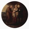 Angelica Kauffmann: Der Mnch aus Calais, Tondo