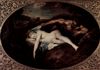 Antoine Watteau: Jupiter und Antiope (Satyr und schlafende Nymphe), Oval
