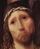 Antonello da Messina: Ecce Homo, Detail: Gesicht Christus