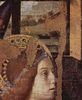 Antonello da Messina: Verkündigung, Fragment, Detail: Kopf des Verkündigungsengels