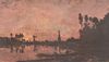 Charles-Franois Daubigny: Sonnenuntergang an der Oise