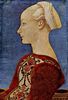 Domenico Veneziano: Porträt einer vornehmen jungen Frau, Fragment