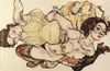 Egon Schiele: Zurückgelehnte Frau