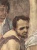 Filippino Lippi: Freskenzyklus der Brancacci-Kapelle in Santa Maria del Carmine in Florenz, Szene: Martyrium des Hl. Petrus, Detail: Gesicht eines Schurken