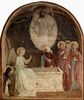 Fra Angelico: Freskenzyklus im Dominikanerkloster San Marco in Florenz, Szene: Die Drei Marien am Grabe Christi