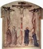 Fra Angelico: Freskenzyklus im Dominikanerkloster San Marco in Florenz, Szene: Kreuzigung Christi und zwei Schächer