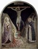 Fra Angelico: Freskenzyklus im Dominikanerkloster San Marco in Florenz, Szene: Kreuzigung mit Maria und Hl. Dominikus und Maria Magdalena