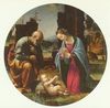 Fra Bartolomeo: Die Anbetung des Kindes, Tondo