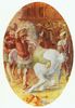 Francesco Primaticcio: Alexander zhmt den Bukephalos, Oval