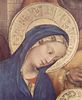 Gentile da Fabriano: Anbetung der Heiligen Drei Könige, Haupttafel: Anbetung der Könige, Detail: Maria