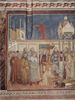 Giotto di Bondone (und Werkstatt): Freskenzyklus zum Leben des Hl. Franziskus von Assisi, Szene: Die Weihnachtsfeier im Walde von Greccio