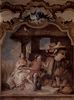 Giovanni Battista Tiepolo: Fresken in der Villa Vallmarana, Vicenca, Szene: Angelica und Medorus in Begleitung zweier Bauern