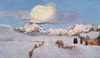 Giovanni Segantini: Alpen-Triptychon: Vergehen