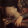 Gustave Moreau: Tracianische Frau mit dem Kopf des Orpheus und seiner Leier, Detail