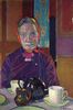 Harold Gilman: Porträt der Mrs. Mounter am Frühstückstisch
