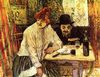 Henri de Toulouse-Lautrec: A la Mie (Im Restaurant La Mie)