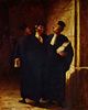 Honoré Daumier: Drei Anwälte im Gespräch