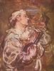 Honoré Daumier: Pierrot mit der Guitarre