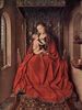 Jan van Eyck: Madonna von Lucca, Szene: Maria lactans