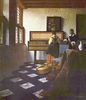 Jan Vermeer van Delft: Die Musikstunde oder Herr und Dame am Spinett