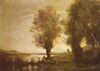 Jean-Baptiste-Camille Corot: Rast unter Weiden am Wasser