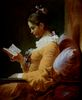 Jean-Honoré Fragonard: Lesende Frau