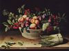 Louise Moillon: Weintrauben, Äpfel und Melonen