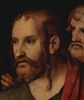 Lucas Cranach d. J.: Christus und die Ehebrecherin, Detail: Christus