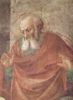Masolino: Freskenzyklus der Brancacci-Kapelle in Santa Maria del Carmine in Florenz, Szenen aus dem Leben Petri, Szene: Auferstehung der Tabitha, Detail: Zuschauer